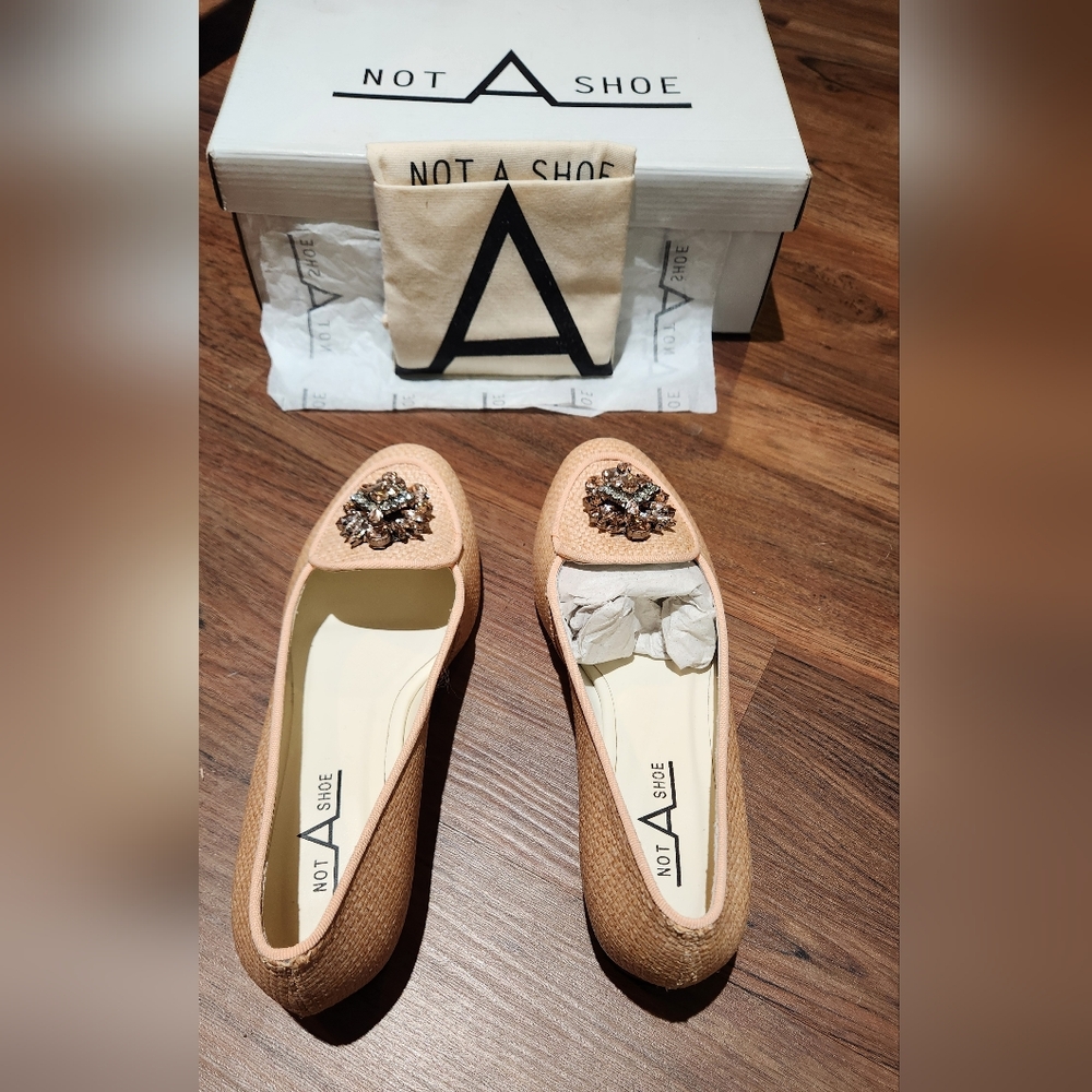 Women's Loafer Palha Nude Rose Not A Shoe Size 7 - Picture 8 of 15